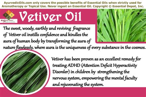 vetiver benefits for women.